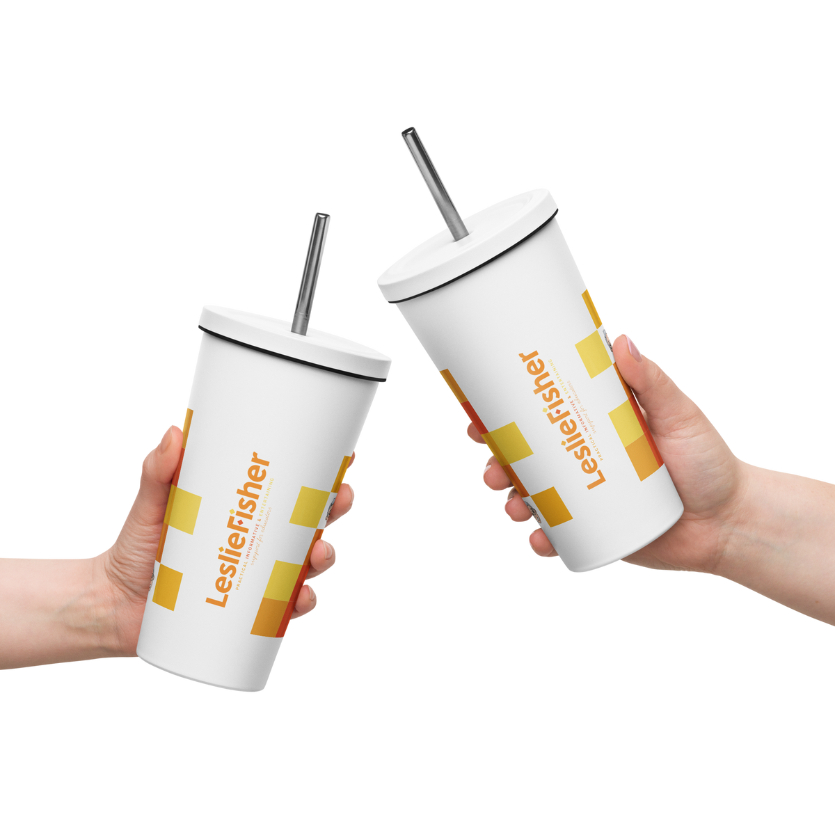 Tapered stainless steel tumbler