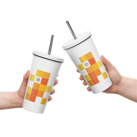 Tapered stainless steel tumbler