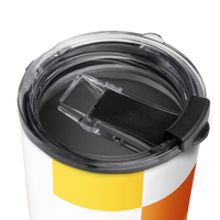 Tapered stainless steel tumbler
